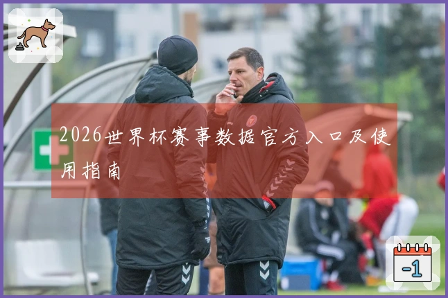 2026世界杯赛事数据官方入口及使用指南